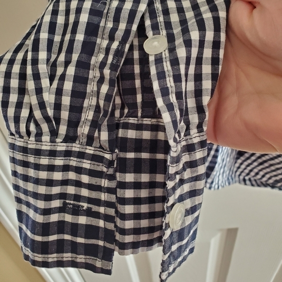 Paper Denim & Cloth Men’s Button-Up Shirt Plaid Long Sleeve Blue L - Picture 7 of 8